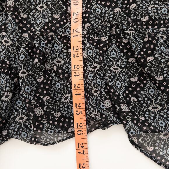 MISA Los Angeles Suki Cold-Shoulder Floral Flowy Mini Dress XS - Picture 14 of 14